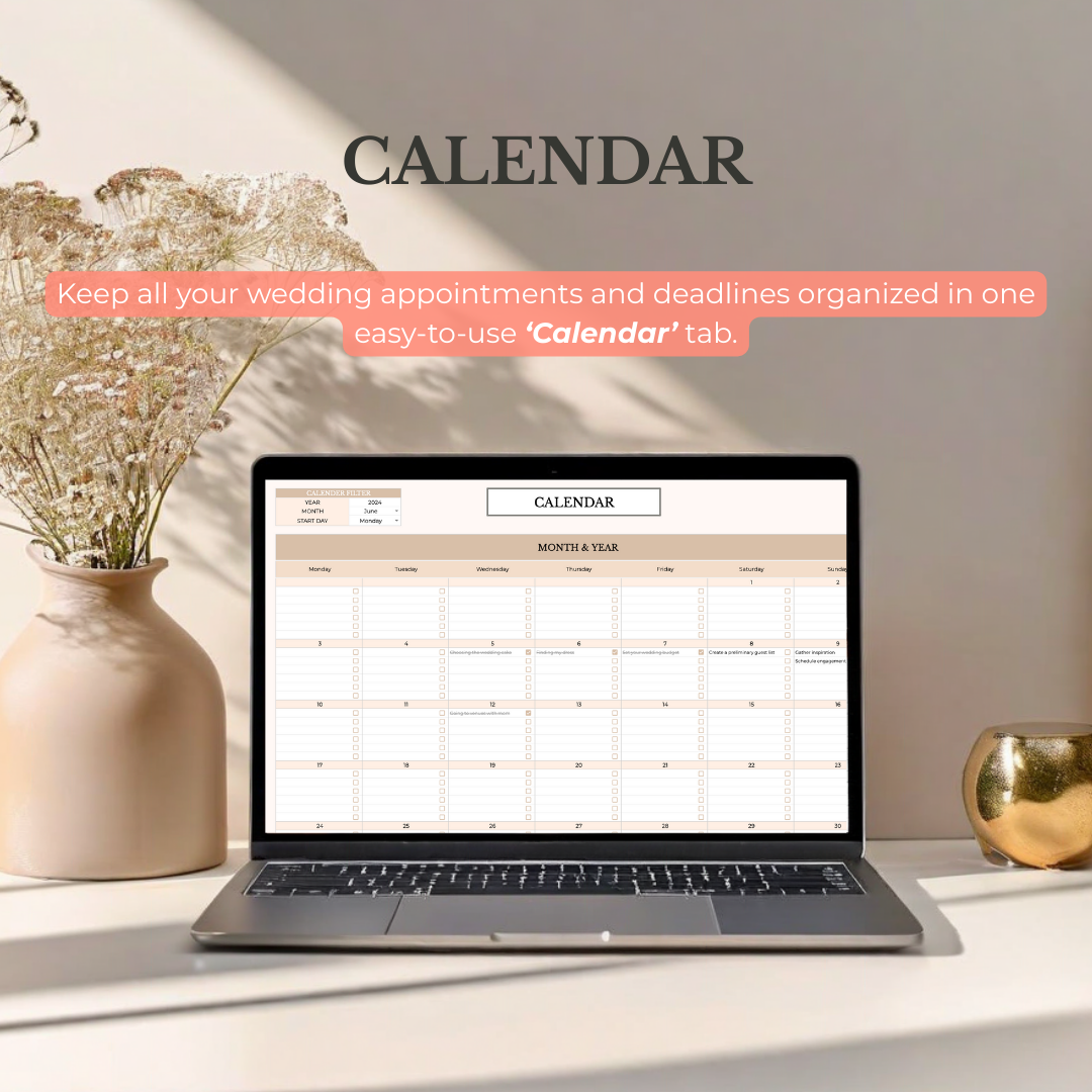 The Ultimate Wedding Planner Spreadsheet