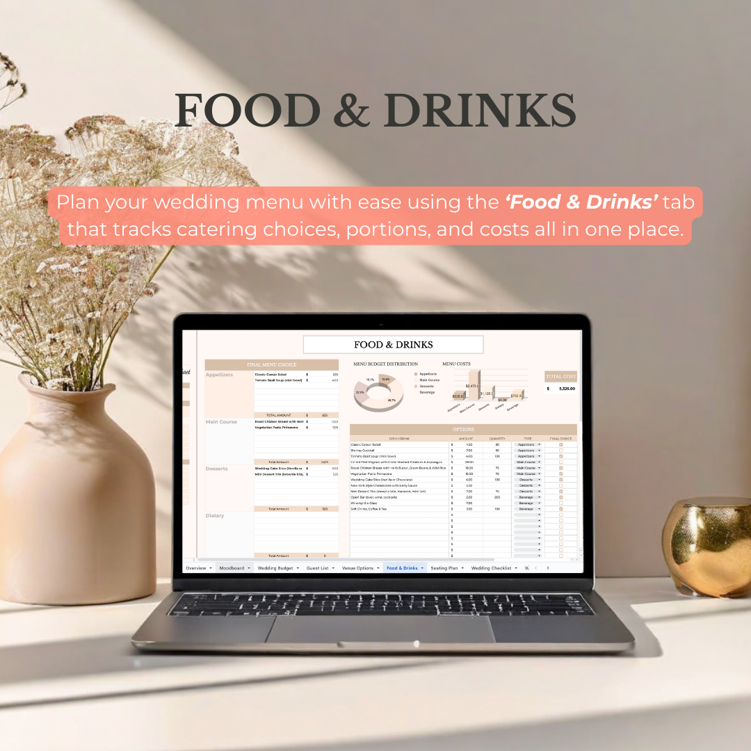 The Ultimate Wedding Planner Spreadsheet