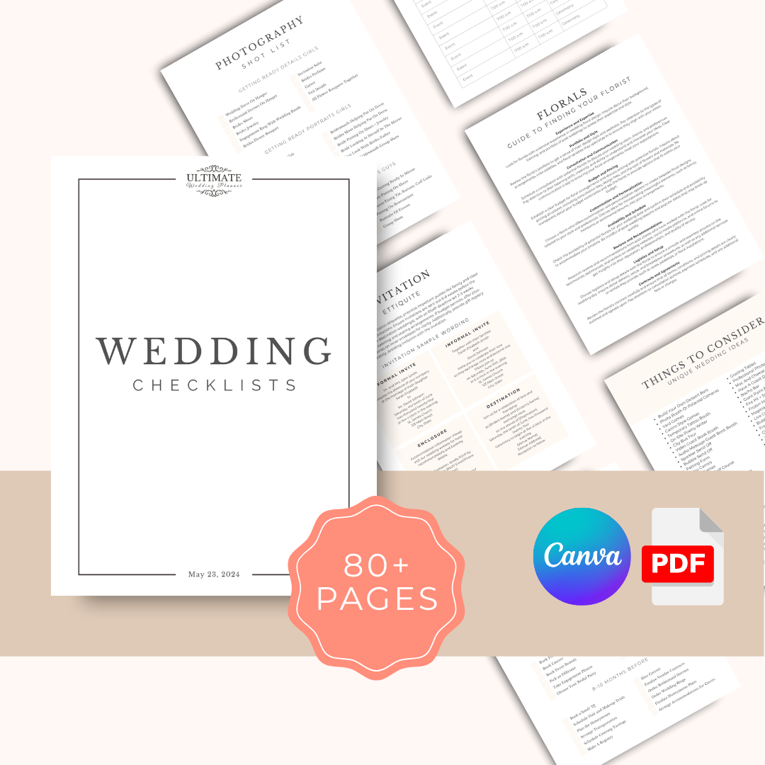 The Ultimate Wedding Planner Checklist